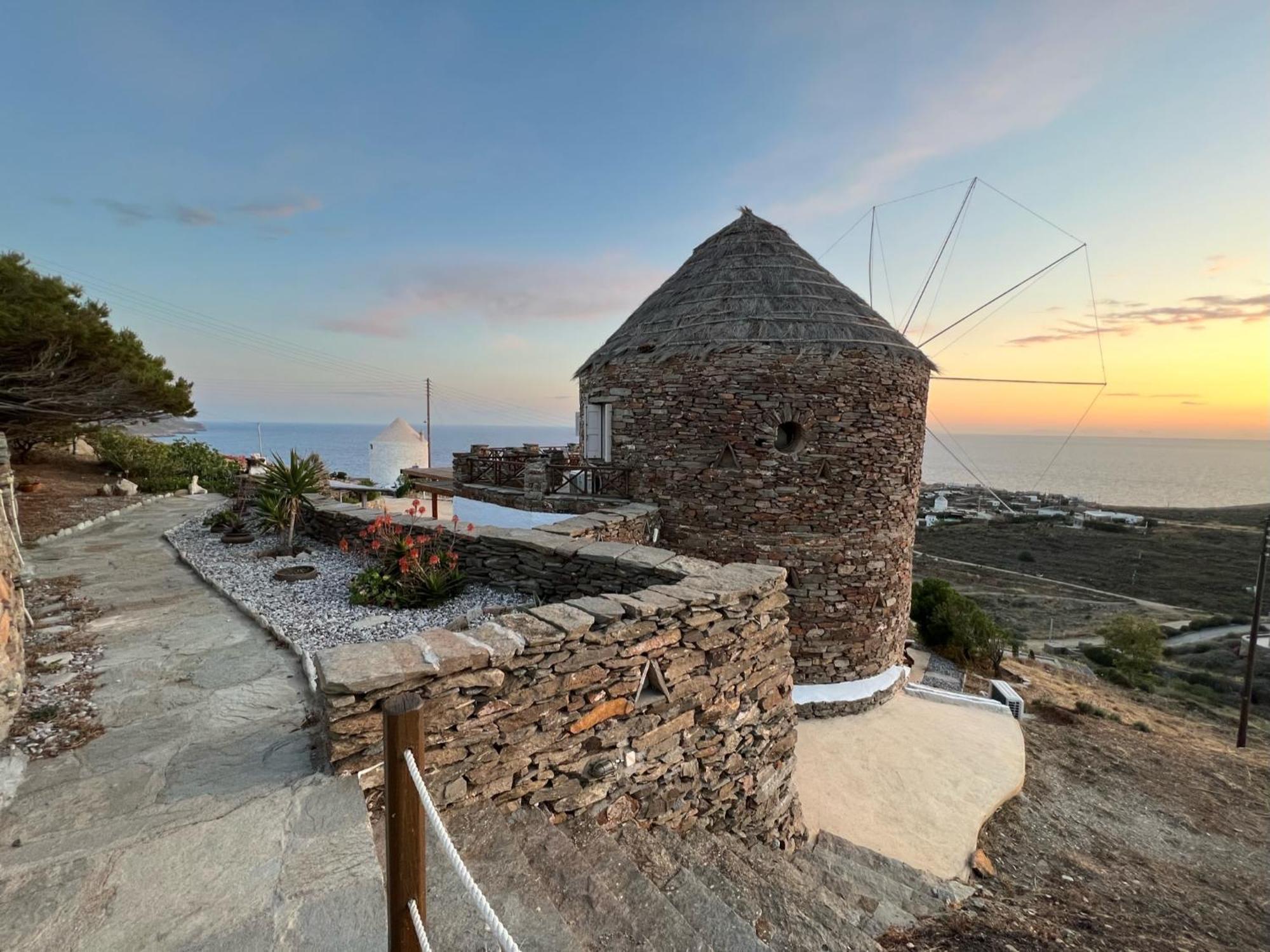 The Stone Windmill Villa Koundouros Exterior photo