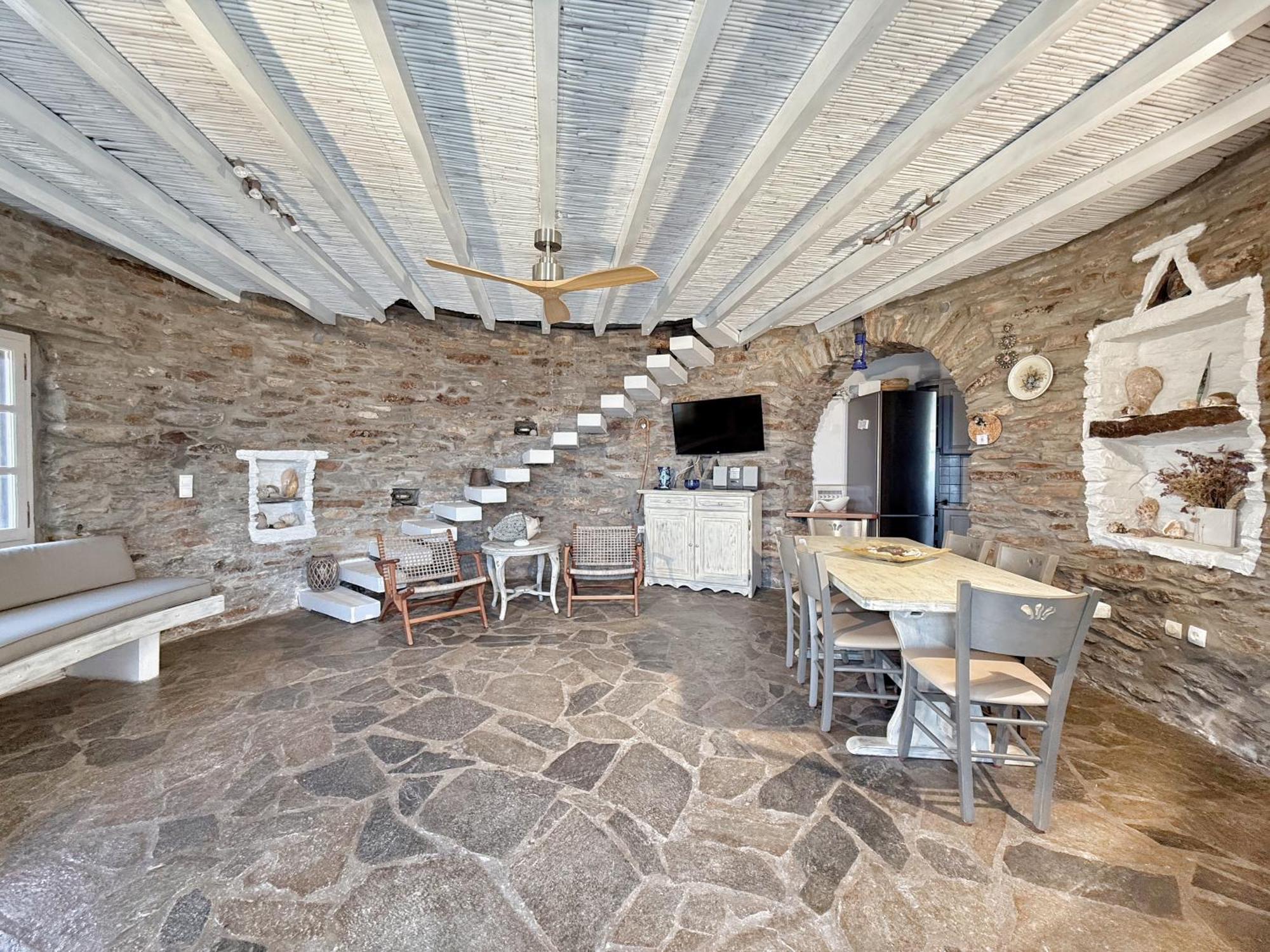 The Stone Windmill Villa Koundouros Exterior photo