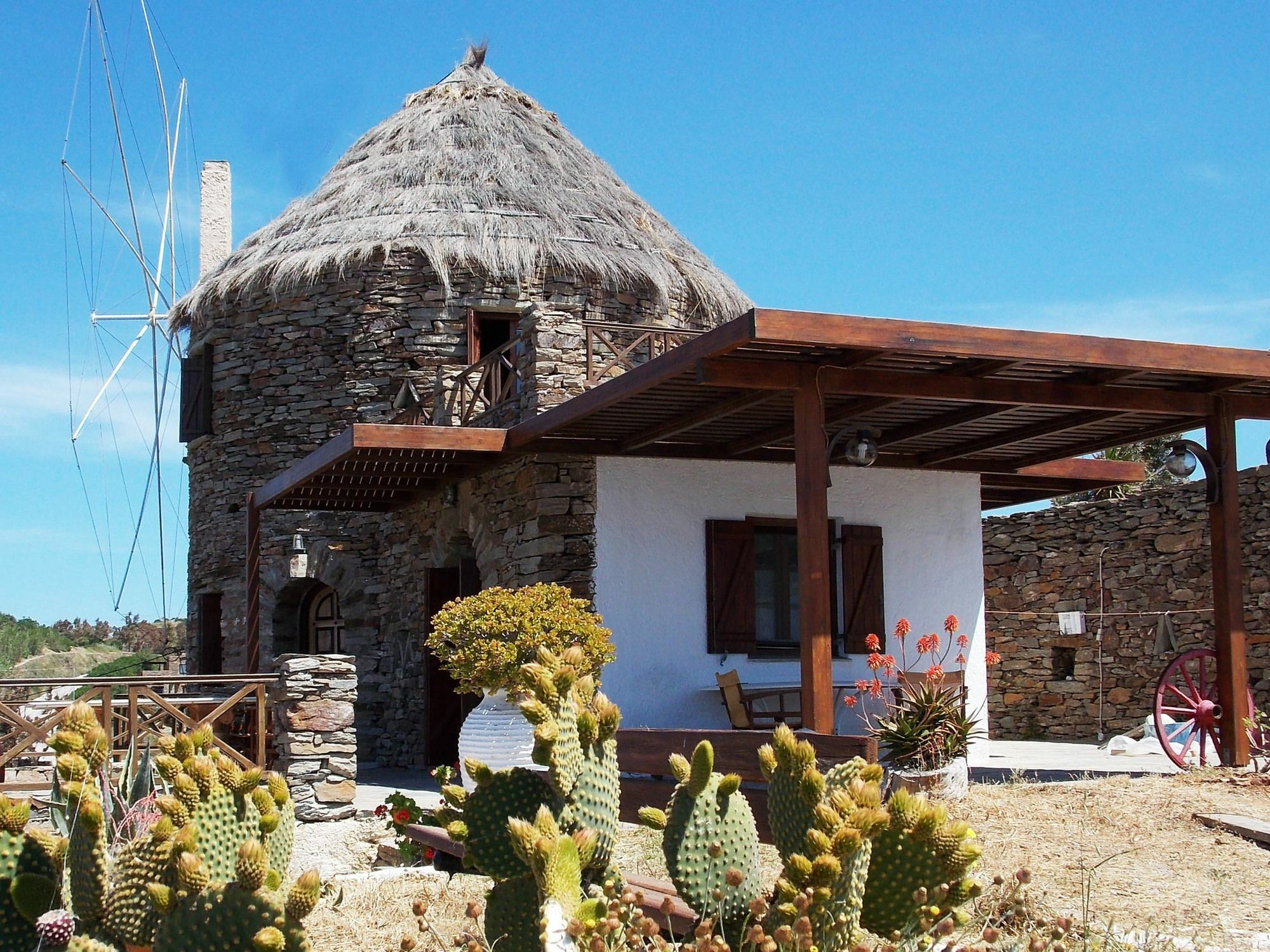 The Stone Windmill Villa Koundouros Exterior photo
